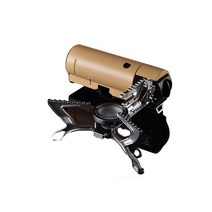 2670W 캠핑 배낭 미니 스토브 야생 요리 휴대용 접이식 버너 팬 스탠드 용광로 조리기구 야외 장비, ,Khaki