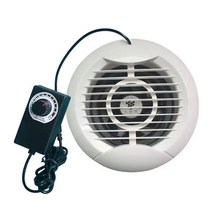 5인치 조절식 추출기 저소음 덕트 공기 송풍기 배기 팬 주방 욕실 환기 파이프, 미국, 01 WHITE