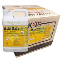 올크린프로S 3.75L-6개입 1박스 다목적바닥용세정제 오염물질제거용품 소세제 사무실바닥 공장바닥청소용품 바닥오염제거제 청소약품, 1개