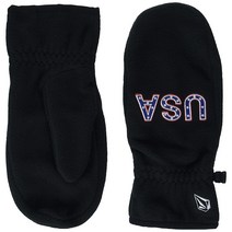 Volcom 남성용 Usst 플리스 겨울 장갑 Usst Black Large
