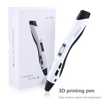 3D펜 SUNLU 어린이용 프린팅 크리스마스 생일 선물 드로잉 연필 장난감 SL-300/200/900, 12.SL-300-white - Eu