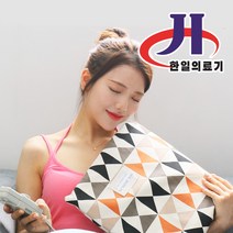 (주)한일의료기 황토 편백 찜질기 찜질팩 편리한 타이머기능, 06.(주)한일 프리미엄 찜질기 / 더블삼각-대형