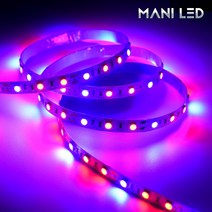 고휘도 식물성장등 LED 5M롤 12V 방수 전구 조명 램프 생장 재배 난초 다육 과채류, 식물성장 LED바 비방수 01번_2:1(레드2:블루1), 1개