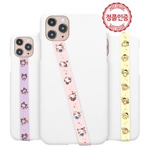 헬로키티 큐티 스트랩 폰루프 핑거스트랩 우체국 정품 마이멜로디 폼폼푸린 쿠로미 리틀트윈스타 베드바츠마루 시나모롤, KUROMI