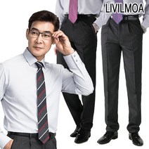 겨울신상 보온안감 허리밴드 사방스판 남성 정장바지