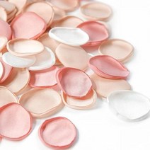실크 장미 꽃잎 더스티 블루 네이비 꽃잎 웨딩 플라워 걸 바구니 통로 분산 디너 테이블 홈 데코레이션 100 개, Nude pink