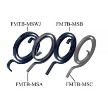 비틀림 스프링 28mm 플랫 와이어 도어 잠금 핸들 코일 문, 10PCS, FMTB-MSWJ