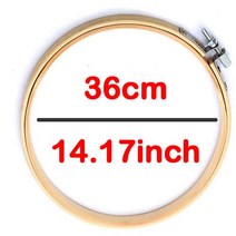 10-40cm 미니 나무 자수 크로스 스티치 후프 키트 링 프레임 대형 바느질 도구 스레드 치실 타래, 10 36CM