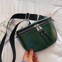 럭셔리 디자이너 안장 가방 여성용 크로스바디 백 여성 패션 체인 핸드백 바나나 벨트 지갑, 03 Green_01 24x8x17cm
