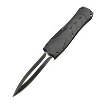 야외 BM OTF 나이프 전술 전투 칼 EDC 접이식 포켓 ABS 핸들 생존 자기 방어 도구 클립 남성 선물, 01 Black handle, 01 Black handle