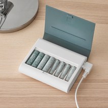 이케아 TJUGO 슈고 충전기+보관함 304.351.76 / 이케아 베터리 충전기 / 이케아 충전 건전지 충전기 / 건전지 보관함 / 이케아 충전기
