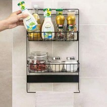 [624CONTAINER]2단 스틸 수납선반(블랙)포장훼손 반품불가, ★단일상품