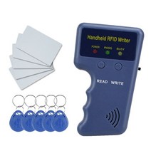 rf카드복사 rfid복사기 125khz rfid 카드 판독기 복사기 키 작성기 프로그래머 소프트웨어 cloner 휴대용 복사기 id 태그 t5577 cet5200 em4305, 세트