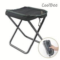 CoolBee 초경량 접이식 의자 분리형 캠핑 등산 낚시 휴대용, 파란색