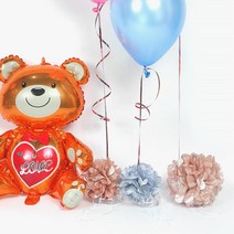 종이꽃볼 15cm 로즈골드 벌룬 포토존꾸미기 플라워 기념일 홈파티 축제