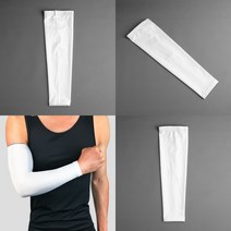 마트498 압박 스포츠팔토시 1P (화이트) (XL) 팔토시 여름 UV차단 방수토시 작업용 테니스 등산용 스포츠토시 암슬리