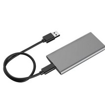 알루미늄 휴대용 하드 드라이브 SSD 케이스 mSATA to USB 3.1 3.0 타입 C 인클로저 미니 노트북 솔리드, 한개옵션1, 01 Grey