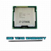 노트북 부품 수리 인텔 코어 i72700K i7 2700K 3.5GHz 쿼드 데스크 CPU 프로세서 8M 95W LGA 1155 테스트 100% 작동