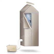 휴대용 빨래 건조기 살균 회전형 가전 의류 4kg 미니 1인 옷 서랍형 스마트 작은 자취, [싱글머신플러스천커버]로즈골드