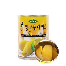 빙수 화채 과일 슬라이스 망고 통조림 565g, 10개
