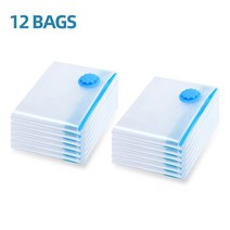 강아지 고양이 야외 캐리어 이동 가방 방수 가정용 진공 청소기 옷장 정리 의류 보관 공간 절약 포장, 49.70x100CM  12PCS NO PUMP