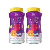 솔가 유-큐브 어린이 멀티비타민 앤드 미네랄 120ct 구미 X2, 2개, 120정