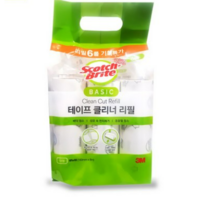 3M 베이직 대형 테이프클리너 리필 12입(6입x2개), 4개