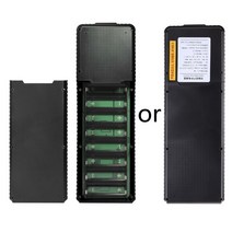 220V DIY 파워 뱅크 박스 8x26650 배터리 충전기 QC 3.0 Type-C의 경우 외부, 검은색