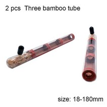 개미집 개미 아크릴 관찰 키우기 집 DIY 튜브 농장 2 pcs 18-180mm 석고 대나무 테스트 둥지 먹이 영역 애완 동물 Anthill 워크샵 여왕 성, Three bamboo tube, Tube size 18-180mm