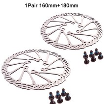 SRAM자전거 디스크 브레이크 로터 160mm 센터라인 유압 고강도 Mtb 2 개, 10 AVID 2pc 160180mm