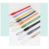 다용도 파스텔 실리콘 액션캠 핸드폰 스마트폰 손목줄 폰 스트랩 줄, 라이트핑크