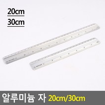 골든트리 알루미늄 자 20cm 30cm 직자 문구자 스틸자 쇠자 철자