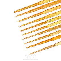 SKC 금속 양쪽코바늘 뜨개바늘 뜨개질 코바늘