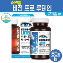 어바틀 비젼 프로 루테인 비타민A 베타카로틴 비타민E 아연 셀레늄 마리골드 꽃 추출물 눈 건강 황반색소 밀도유지 영양제, 1박스, 비젼프로 루테인 60C