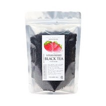 티리얼 프리미엄 허브차 딸기홍차 100g 대용량 실속형 허브티, 상세페이지 참조