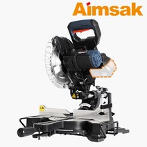 아임삭 18V 충전 슬라이드 각도절단기 AM-618S 8인치 레이저절단가이드 (배터리별도), 1개