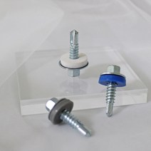 방수피스 지붕나사 철판 판넬 양날 피스 육각머리 와샤십자홈, 04.플라스틱_육각머리_청색, 14X25mm (200발/1pack)