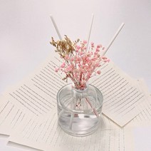100ml 원형 디퓨저 만들기 세트 ( DIY SET ), 아이보리 안개꽃, 블랙베리&베이