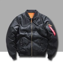 남자 항공점퍼 빅사이즈 봄 가을 베이직 보온 캐주얼 데일리 야구 점퍼 자켓 상의 flight jacket man KB0265