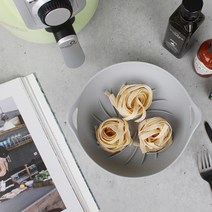 cocooning 간편 안전 에어프라이기 실리콘용기, 그레이
