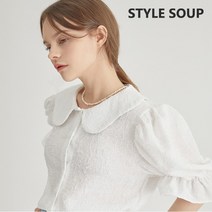 숲 라운드 칼라 포인트 블라우스(SY5SSE3)