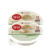 [한끼]햇반 발아현미밥210gX2 간편식 아침대용 캠핑 자취생 필수품 간단식사 CJ 1개2개3개4개5개6개7개8개9개10개11개12개13개14개15개16개17개18개19개20개 1, 12세트