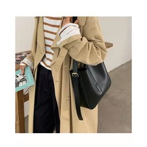 모던 가죽 가죽 버킷백 숄더백 쇼핑백