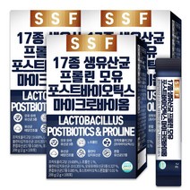 순수식품 17종 프롤린 모유 생유산균 포스트프로바이오틱스, 2g, 300개