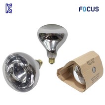 포커스 185W 250W 보온등 발열램프 열전구 10개 박스 히터 축사 가축보온 양계장 발열 동파방지, 포커스 열전구 250W-10개(박스)