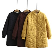 XL-4XL 빅사이즈 누빔 여성 점퍼 깔깔이 간절기 가을 퀄팅점퍼