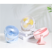 [하프포인트]WT-F12 7인치 대형 USB 유/무선 겸용 탁상용 미니 선풍기(2.0A고속 충전 양면 USB 케이블 포함), 화이트+2.0A 충전 어댑터