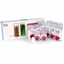 [키친락] KITCHEN LOCK 보관용기 8P SET- K2222, 1개, 색상