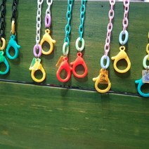 빛나 이름표 마스크 보관 목걸이 5컬러 체인 명찰 마스크 스트랩 유아 아동 아기 주니어 성인 여름