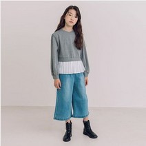 와이드프릴데님팬츠IDTJ22852중계점